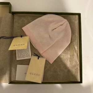 Baby Girl Gucci Pink Beanie